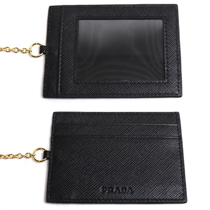 PRADA プラダ サフィアーノ 長財布 ブラック 1MH132 QME F0002 レディース【中古】