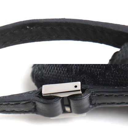 GUCCI グッチ GGキャンバス ポーチ ブラック 07198 ハンドバッグ レディース【中古】