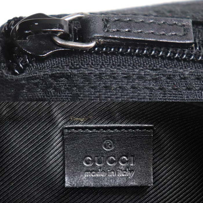 GUCCI グッチ GGキャンバス ポーチ ブラック 07198 ハンドバッグ レディース【中古】