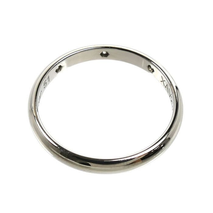 CARTIER カルティエ Pt950プラチナ 1895 クラシック ウェディング 3Pダイヤ リング・指輪 B4058351 ダイヤモンド 11号 51 2.8g レディース【中古】【美品】