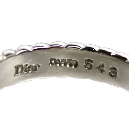 Dior ディオール Pt950プラチナ リング・指輪 9号 4.1g レディース【中古】【美品】