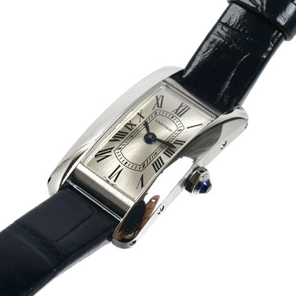 CARTIER カルティエ タンク アメリカン ミニ 腕時計 電池式 WSTA0116 レディース【中古】【美品】