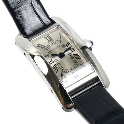 CARTIER カルティエ タンク アメリカン ミニ 腕時計 電池式 WSTA0116 レディース【中古】【美品】