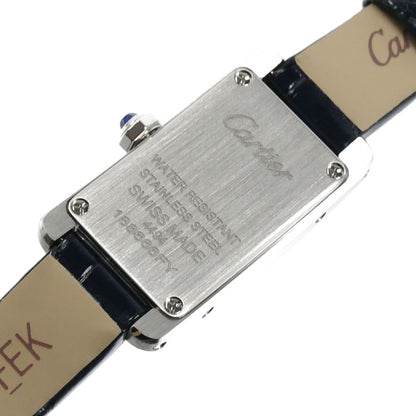 CARTIER カルティエ タンク アメリカン ミニ 腕時計 電池式 WSTA0116 レディース【中古】【美品】