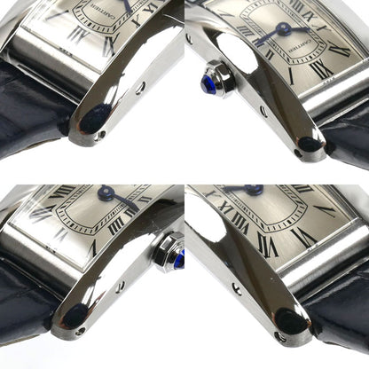CARTIER カルティエ タンク アメリカン ミニ 腕時計 電池式 WSTA0116 レディース【中古】【美品】