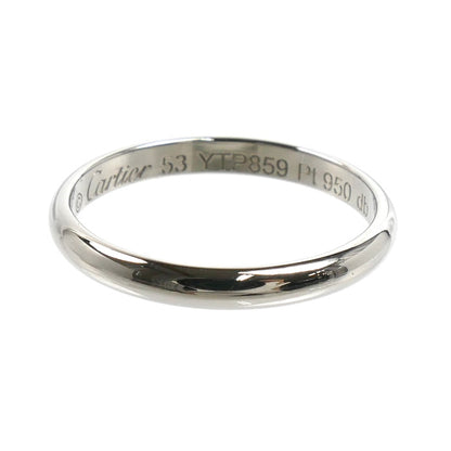 CARTIER カルティエ Pt950プラチナ 1895 クラシック ウェディング リング・指輪 B4012553 13号 53 2.9g レディース【中古】【美品】
