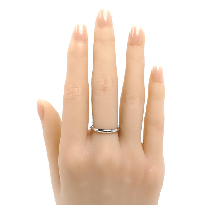CARTIER カルティエ Pt950プラチナ 1895 クラシック ウェディング リング・指輪 B4012553 13号 53 2.9g レディース【中古】【美品】