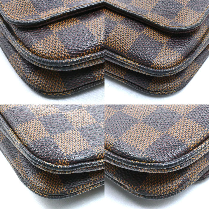 LOUIS VUITTON ルイ・ヴィトン ホクストンPM ショルダーバッグ ダミエ ブラウン N41257 SP2173 レディース【中古】