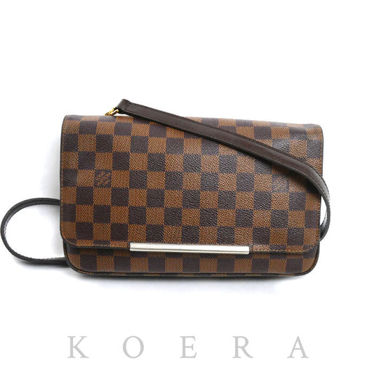 LOUIS VUITTON ルイ・ヴィトン ホクストンPM ショルダーバッグ ダミエ ブラウン N41257 SP2173 レディース【中古】