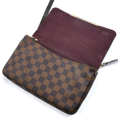 LOUIS VUITTON ルイ・ヴィトン ホクストンPM ショルダーバッグ ダミエ ブラウン N41257 SP2173 レディース【中古】