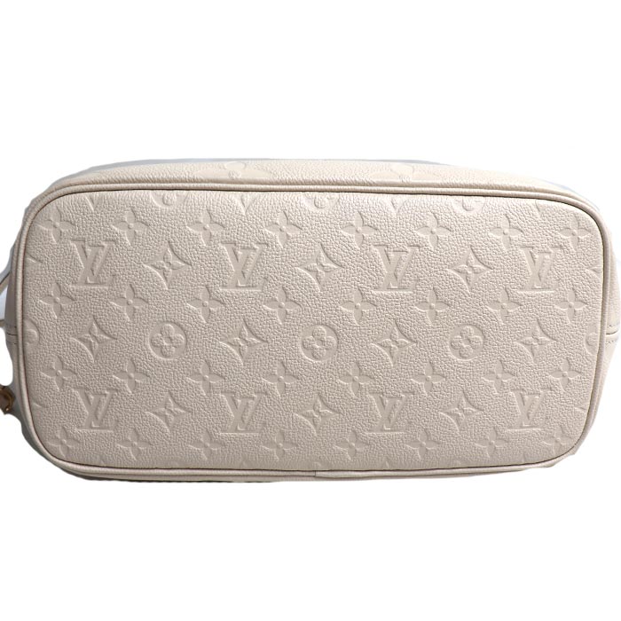 LOUIS VUITTON ルイ・ヴィトン ネヴァーフルMM トートバッグ モノグラム・アンプラント クレーム M46676 IC レディース【中古】【美品】