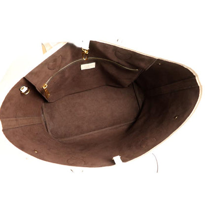 LOUIS VUITTON ルイ・ヴィトン ネヴァーフルMM トートバッグ モノグラム・アンプラント クレーム M46676 IC レディース【中古】【美品】