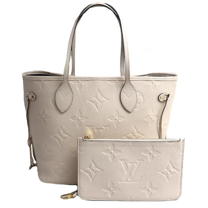 LOUIS VUITTON ルイ・ヴィトン ネヴァーフルMM トートバッグ モノグラム・アンプラント クレーム M46676 IC レディース【中古】【美品】