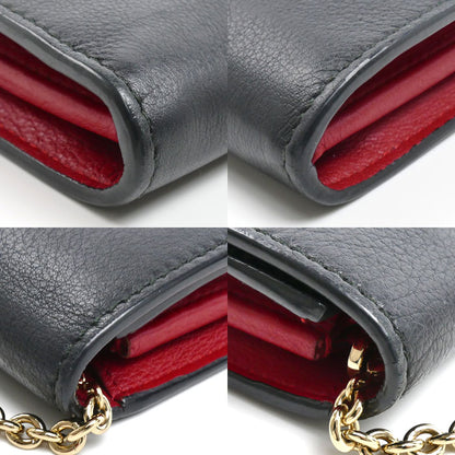 Salvatore Ferragamo サルヴァトーレフェラガモ チェーンウォレット 長財布 ブラック 22 D265 レディース【中古】