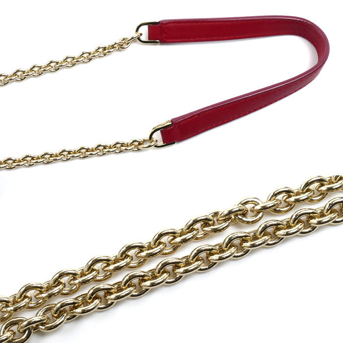 Salvatore Ferragamo サルヴァトーレフェラガモ チェーンウォレット 長財布 ブラック 22 D265 レディース【中古】