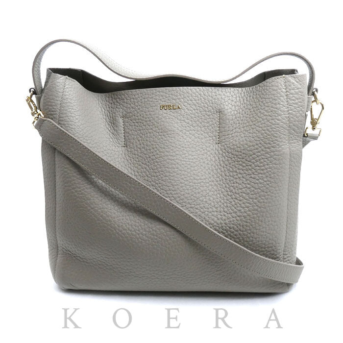 Furla フルラ カプリッチョ ホーボー M 2Wayショルダーバッグ CLIFF グレージュ BHE6LN2_QUB000_9204_4614S レディース【中古】