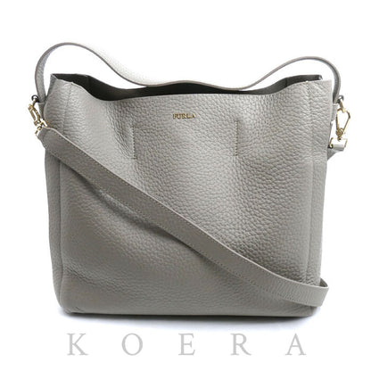 Furla フルラ カプリッチョ ホーボー M 2Wayショルダーバッグ CLIFF グレージュ BHE6LN2_QUB000_9204_4614S レディース【中古】