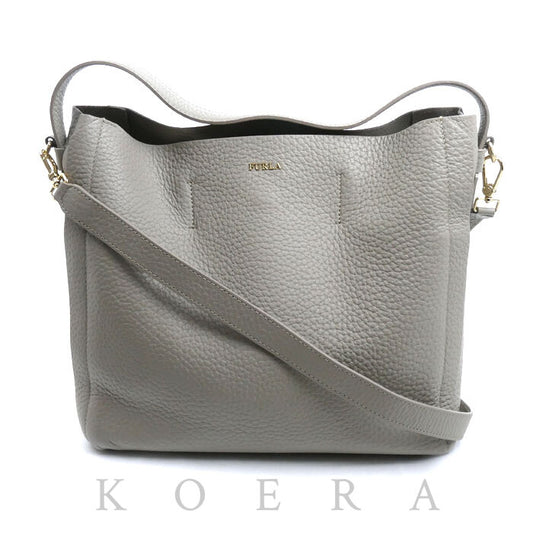 Furla フルラ カプリッチョ ホーボー M 2Wayショルダーバッグ CLIFF グレージュ BHE6LN2_QUB000_9204_4614S レディース【中古】