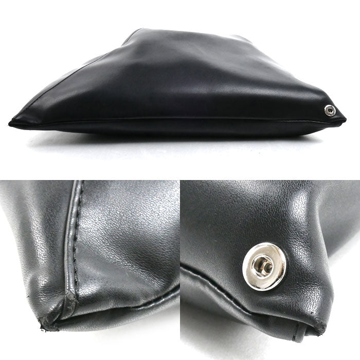 MAISON MARGIELA メゾンマルジェラ MM6 ジャパニーズ スモール ハンドバッグ ブラック レディース【中古】