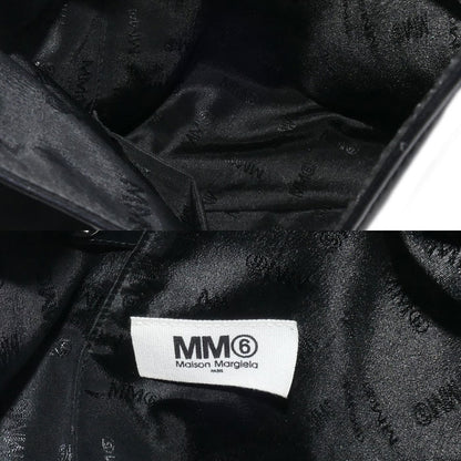MAISON MARGIELA メゾンマルジェラ MM6 ジャパニーズ スモール ハンドバッグ ブラック レディース【中古】