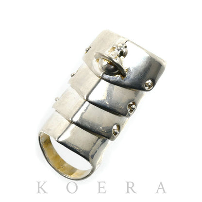 Vivienne Westwood ヴィヴィアンウエストウッド シルバー925 アーマー リング・指輪 12号 19.2g ヴィンテージ ユニセックス【中古】