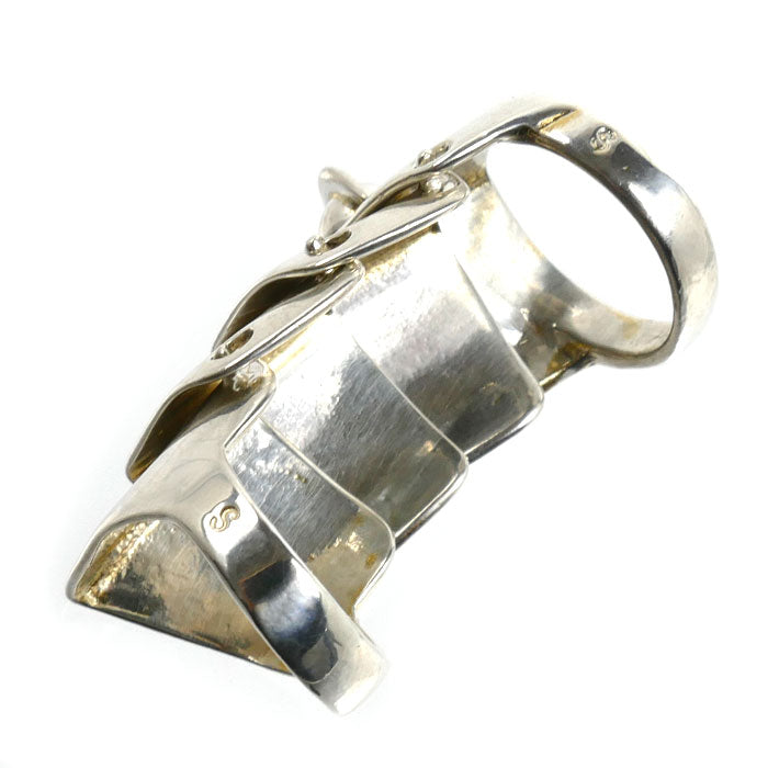 Vivienne Westwood ヴィヴィアンウエストウッド シルバー925 アーマー リング・指輪 12号 19.2g ヴィンテージ ユニセックス【中古】