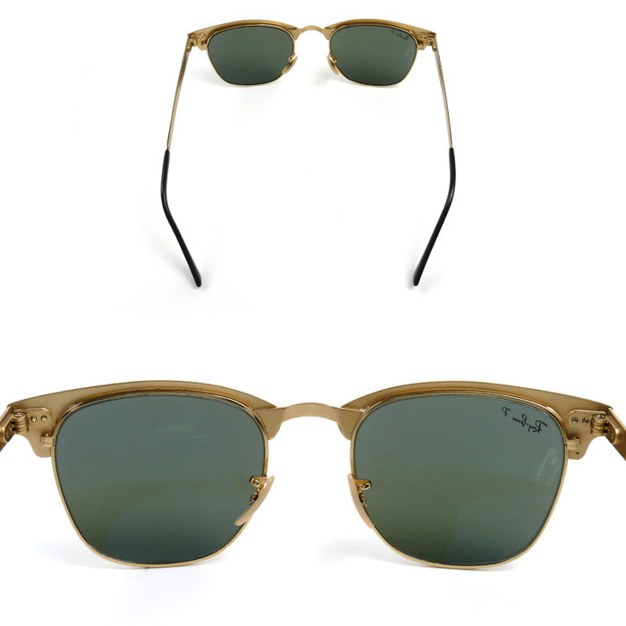Ray-Ban レイバン クラブマスター サングラス ブラック ゴールド RB3716 187/58 51□21 145 3P メンズ【中古】