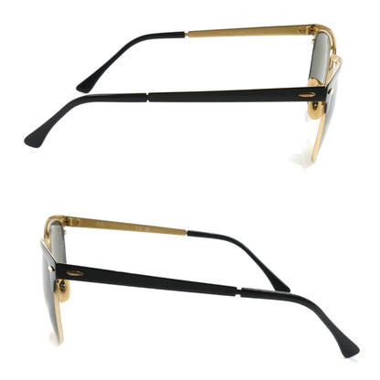 Ray-Ban レイバン クラブマスター サングラス ブラック ゴールド RB3716 187/58 51□21 145 3P メンズ【中古】