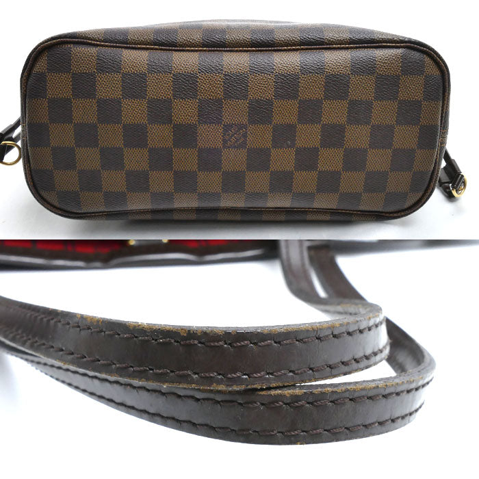 LOUIS VUITTON ルイ・ヴィトン ネヴァーフルPM トートバッグ ダミエ ブラウン N51109 VI0059 レディース【中古】