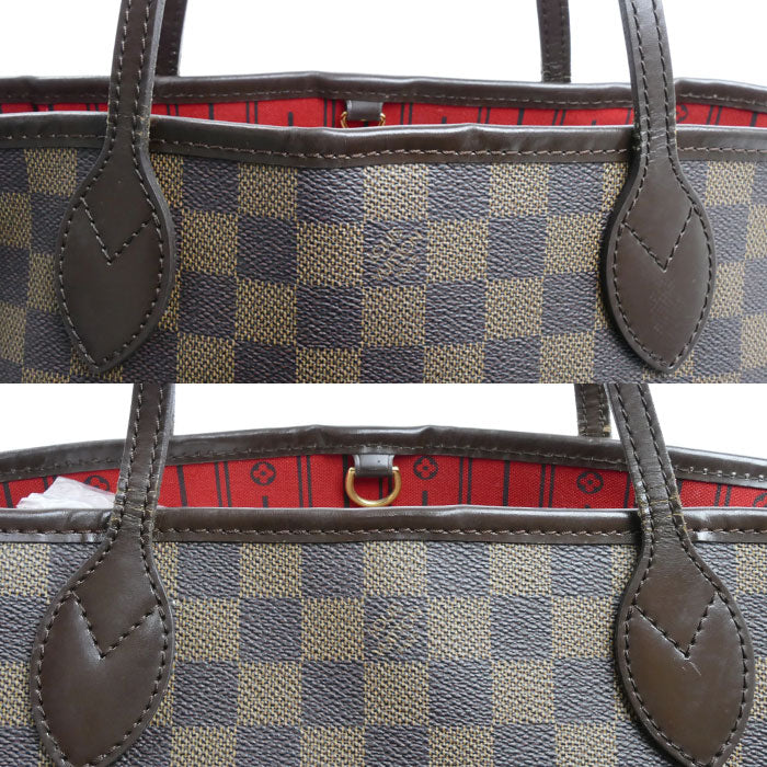LOUIS VUITTON ルイ・ヴィトン ネヴァーフルPM トートバッグ ダミエ ブラウン N51109 VI0059 レディース【中古】