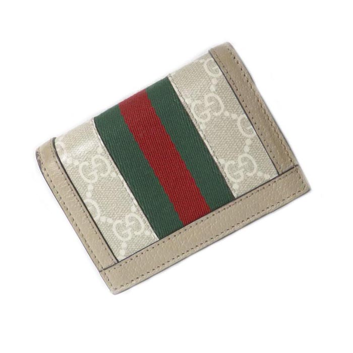 GUCCI グッチ GG カードケース ウォレット 二つ折り財布 523155 UULAG 9682 レディース【中古】