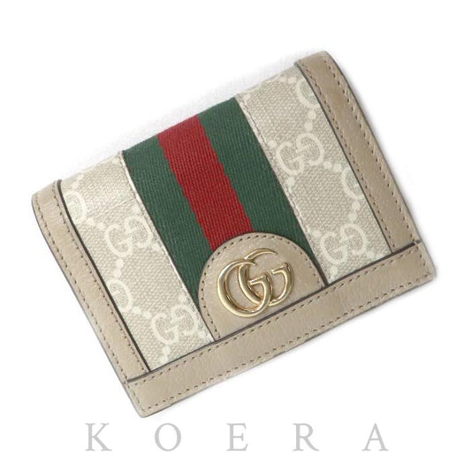 GUCCI グッチ GG カードケース ウォレット 二つ折り財布 523155 UULAG 9682 レディース【中古】