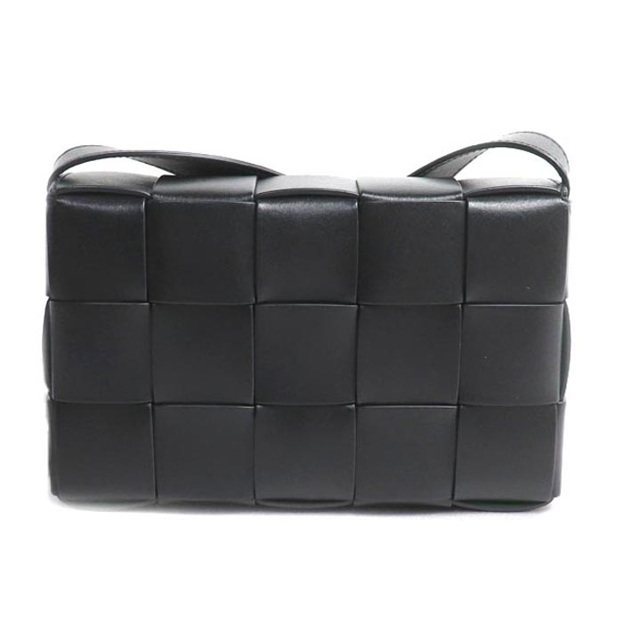 BOTTEGAVENETA ボッテガヴェネタ カセット ショルダーバッグ ブラック/パラキート 737950V29E01091 ユニセックス【中古】