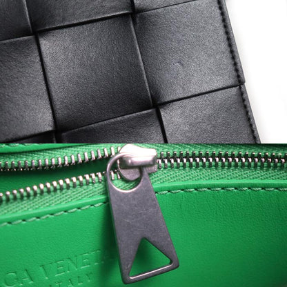 BOTTEGAVENETA ボッテガヴェネタ カセット ショルダーバッグ ブラック/パラキート 737950V29E01091 ユニセックス【中古】