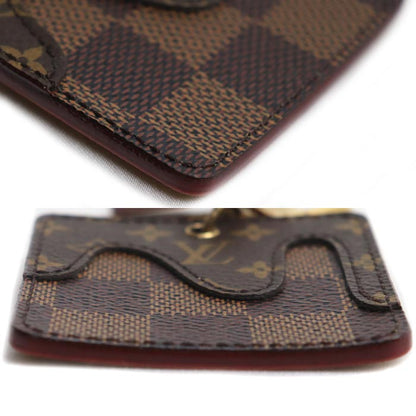 LOUIS VUITTON ルイ・ヴィトン ポルト クレ ダミエ ジャイアント モノグラム チャーム キーホルダー ブラウン MP2713 BC0270 ユニセックス【中古】
