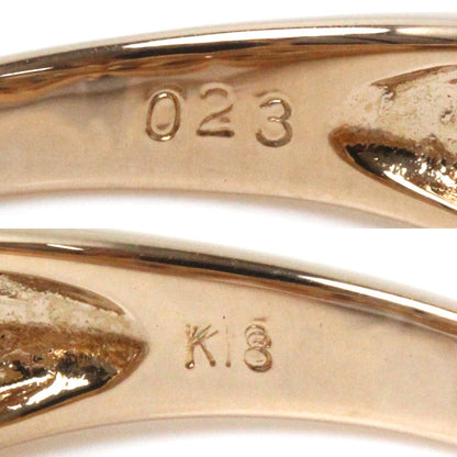 K18PG ピンクゴールド リング・指輪 ダイヤモンド0.23ct 10.5号 4.7g レディース【中古】
