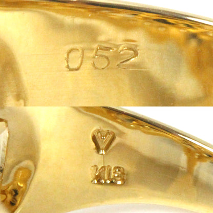 K18YG イエローゴールド リング・指輪 ダイヤモンド0.52ct 11号 6.5g レディース【中古】【美品】