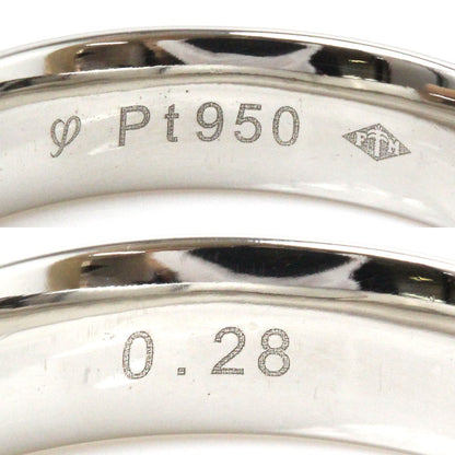 I-PRIMO アイプリモ Pt950プラチナ リング・指輪 ダイヤモンド0.28ct 14.5号 6.5g レディース【中古】【美品】