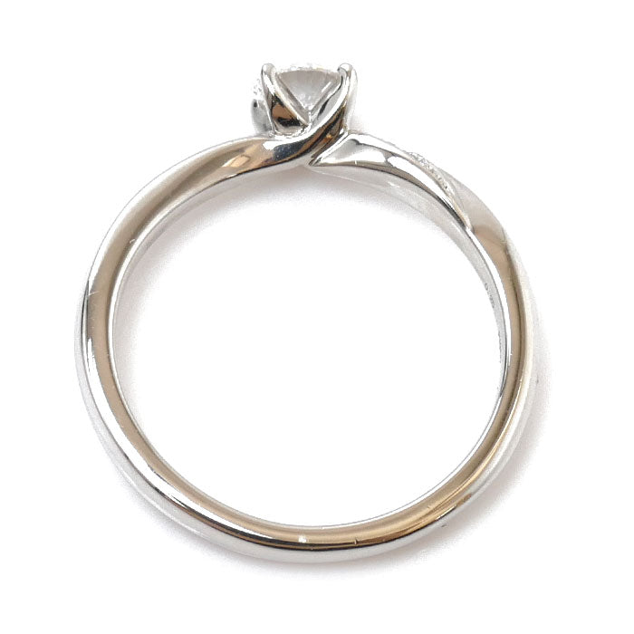 NIWAKA Pt950プラチナ リング・指輪 ダイヤモンド0.25ct 5号 2.6g レディース【中古】【美品】