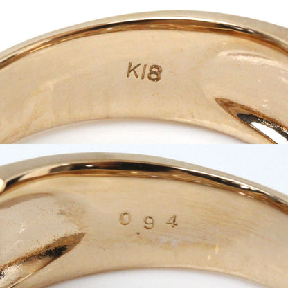 K18PG ピンクゴールド リング・指輪 ダイヤモンド0.94ct 15号 7.6g レディース【中古】【美品】