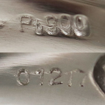 Pt900プラチナ リング・指輪 グリーントルマリン1.7ct ダイヤモンド0.12ct 14号 10.6g MR5496 レディース【中古】