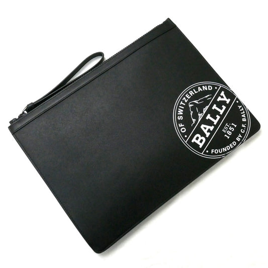 BALLY バリー クラッチバッグ ブラック メンズ【中古】【美品】