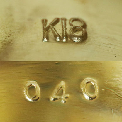 K18YG イエローゴールド リング・指輪 ダイヤモンド0.40ct 15.5号 8.4g MR5274 レディース【中古】