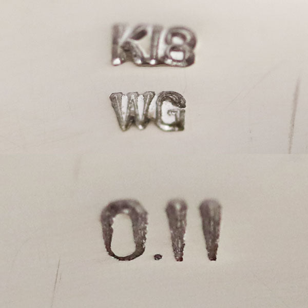K18WG ホワイトゴールド リング・指輪 ダイヤモンド0.11ct 18.8g ハイブリットセオリー 坂口憲二イメージモデル MR5261 メンズ【中古】