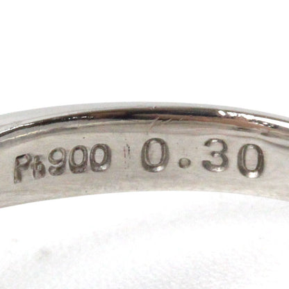 Pt900プラチナ リング・指輪 パール約12.8mm ダイヤモンド0.30ct 19号 10.2g レディース【中古】
