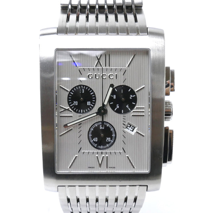 GUCCI グッチ Gメトロ クロノグラフ 腕時計 電池式 YA086319/8600M メンズ【中古】