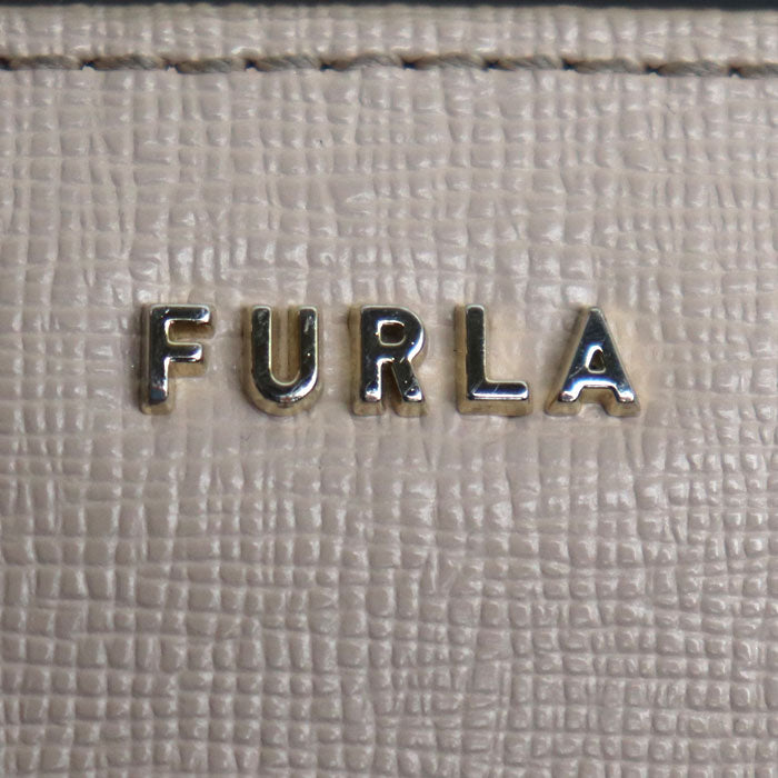 Furla フルラ バビロン 二つ折り財布 ベージュ PCY0UNO B30000 レディース【中古】