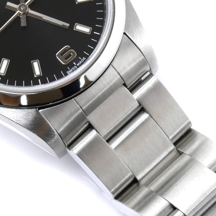 ROLEX ロレックス オイスター パーペチュアル 腕時計 自動巻き 77080 K番 ブラック ユニセックス【中古】