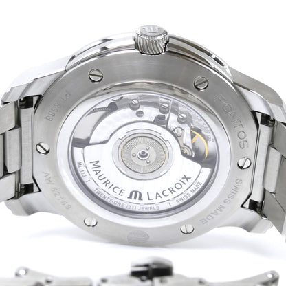 MAURICE LACROIX モーリスラクロア ポントス パワーリザーブ 腕時計 自動巻き PT6368-SS002-330-1 メンズ【中古】【美品】
