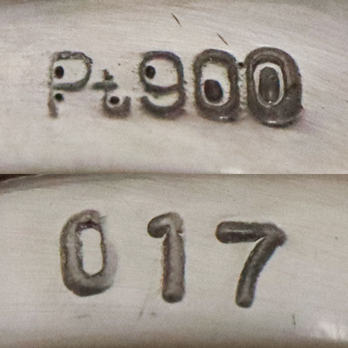 Pt900プラチナ リング・指輪 パール約8.6mm ダイヤモンド0.17ct 12号 6.2g レディース【中古】【美品】